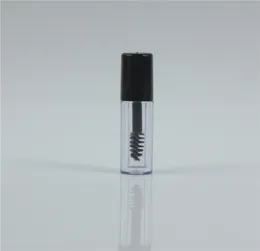 08 ml mini tom mascara tube ögonfrans grädde vialliquid flaskeprov kosmetisk behållare med läckofast inner svart cap6605046