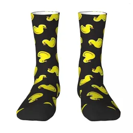 Men's Socks Rubber Ducky - Duck Bath Toy Yellow Unisex Spring Summer Autumn Winter Hiking Happy Street Style Crazy Sock