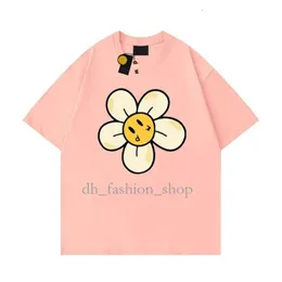 Designer Shirt Mens And Womens Draws Shirt Men's Face Summer Women's Tee Loose Tops Round Neck Hoodie Floral Hat Small Yellow Face Drawdrew T Shirt 509