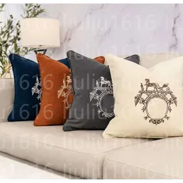 Designer Decorativo travesseiro quadrado designers de algodão decoração de letra sala de estar almofada cuhion