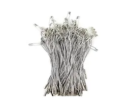 Elegante pacchetto di fissaggio tag di appendiabiti di perno di sicurezza in argento da 960quot Silver Strings e Barb per un facile attacco U217T DLISX9699654