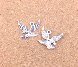 150pcs Antigo Silver Bronze banhado Eagle Hawk Charms pendente de colar de colar de colar de bracelete 2020mm9419839