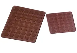 30 48 Hole Silicone Baking Pad Mould Oven Macaron Nonstick Mat Pan Pastry Cake Toolsa34 a248829908