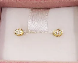 Mindre Classiques örhängen Stud i guld med Diamonds Ref Bear smycken 925 Sterling Silver EarringsFits European Jewelry Style Gift 2812854
