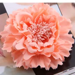 Brooches Women Hair Accessories Clip Fabric Multicolour Big Flower Brooch Fashion Pin For Bag Sunhat Daily Decoration