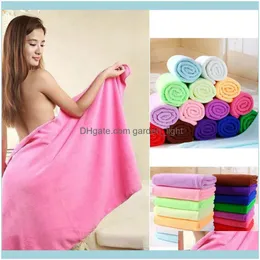 Textiles & Garden70 X 140 Cm Fiber De Bambou Microfibre Sechage Rapide Douche Bath Douce Super Absorbant Home Textile Large Thick Towel 300R