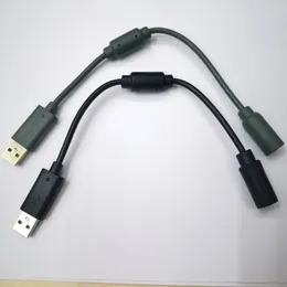 2024 كبل فصل وحدة التحكم السلكية Lead USB لـ Xbox 360 BLACK BRAND عالي الجودة سلكية سلكية سلك USB سلك - USB