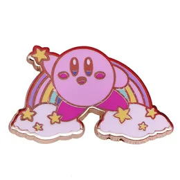 Kawaii simpatici personaggi dei cartoni animati arcobaleno stella smalto per spillo per spille da giro per pin di metallo badge squisiti accessori per gioielli