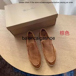 Loro Shoes Loro Piano Shoe LP Shoes Mens and Womens Shoes 23 Spring/Summer أصلي أحذية جلدية LP LP Breathable و High End 2024 New Fashion Quality
