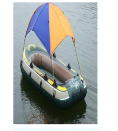 Intex Inflatable Boat Tent Sun Shelter 2 3 4人PVCラバーフィッシングボートテントサンキャノピービーチサンシェード9424567