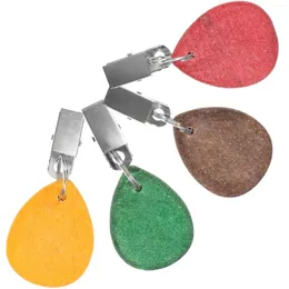 Tavolino da 4 pezzi Cande colorato colorato in marmo in marmo Accessori a clip a pendente gioielli 4pc decorazione pesi gancia in acciaio inossidabile decorativo