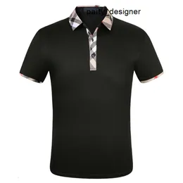 Dropship Fashion Designer Shirts Men short sleeve T-shirt original single Lapel shirt mens jacket sportswear jogging suit M-3XL #662