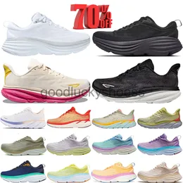 2024 con logo originale Hhoka Clifton Hhoka Bondi Men Scarpe da donna Scarpe da donna Sneakers per esterni scarpe di alta qualità Scarpe da corsa per immagini vera US6-11