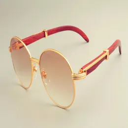 2019 new hot round frame sunglasses 19900692 sunglasses retro fashion sun visor natural wooden temple sunglasses 302i