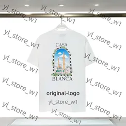 CASA BLANCA T SHIRTS NUOVO STANI MENSABLANC CASHIRTS DESIGNER CASABLANC T-SHIRT CAUSALE TEES traspiranti Lettere di stampa Lettere 4951