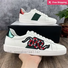 2024 MĘŻCZYZN KOBIETY Sneaker Buty swobodne Buty Niski top Ace Pszczoły Płaskie buty spacery sportowe trenerzy haftowe tygrysy Chaussures pour hommes ggity