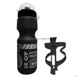 Vattenflaska 750 ml Bike MTB Road Bicycle Cykling med hållare bur utomhus sport dryck utrustning rading tillbehör släpp leverans ou dh6kb