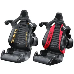 NEW Car Phone Holder Mount Car Air Vent Clip Racing Seat Design Holder Mount Adjustment Auto Air Vent Vehicle Supplies