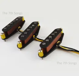 Аксессуары электрогитара пикап Strat St Single Coil Pickups CS Texas Blues Handmade SSS Alnico 5 / Структура волокна / тяжелая катушка сборка WI