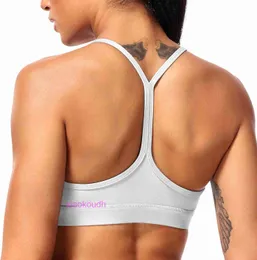 Designer Lul Yoga Roupet Sport Bras Women Suporte High Apoio Yeoreo Naomi Open Sports Sports Bra-Emped Lace com preenchimento de baixo impacto Tampo do a umbigo do exercício