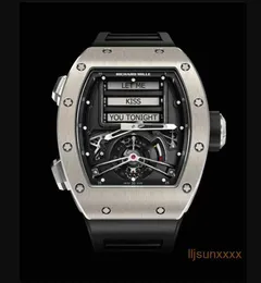 Holwatch Designer Luxury Watch Classic Sınırlı Sınırlı RM69 Erotik Tourbillon Saat Manuel Sargı Hareketi Spor İzle