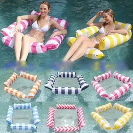 Vatten hängmatta retar uppblåsbar flytande simmadrass Sea Swim Ring Pool Party Toy 240509