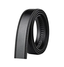 Cintos de luxo de 35cm de couro de couro sem fivela larga durável sem a correia de pulseira automática Resistente a negócios suave7408454