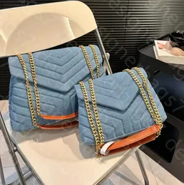 jeansowe torby crossbody designerskie torebki dżins torebki projektantka torebka torebka luksusowa torba na ramię kowboja krzyżowa torba czarna złota srebrna torebka mini portfela