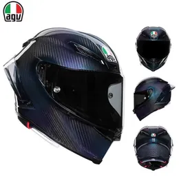 AGV Carbon Fiber Helmet Mens Full MotorCycle Running Four Seasons 75th Anniversary Limited Edition Pista GP RR