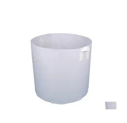 Planters Pots Grow Bags Non Woven Tree Fabric Bag With Handle Root Container Plants Pouch Seedling Flowerpot Garden Nonwoven 10Typ1969079