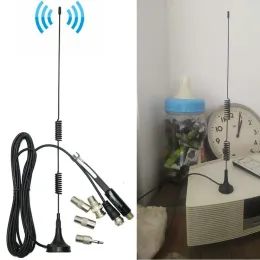 Instrument Universal AM/FM Antennen Magnetische Basis FM -Funkantenne für Innenvideos mit 5 Adapter Home Theater Stereo Receiver Tuner