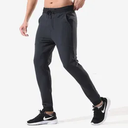 Men's Jogging Yoga Outfits Sports Casual Pants Running Fitness Gym Clothes Men Tights Loose Multi Pocket Zipper Elastic Workout Tr 213G