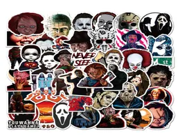 50PCSPACK Halloween Theme Horror Vinyl Sticker Waterproof Stickers Bottle Laptops Car Planner Journal Scrapbooking Phone Guitar W7855923