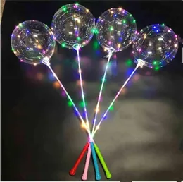 번쩍이는 조명 LED Bobo Ball Flash Balloons 스타 유니콘 하트 사랑 Xmas Tree Tree Shape 투명한 맑은 웨딩 파티 풍선 S1222489