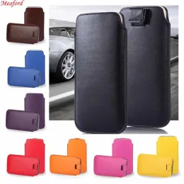 POUCHES UNIVERSAL LÄDER FALL FÖR HUAWEI P30 PRO P30 LITE NOVA 5T HONOR 20 8X 10 LITE 9X 7A 7C CASE POUC