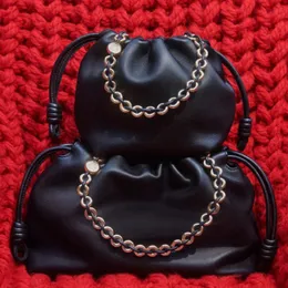 Дизайнерская сумка мини -напа -кожаная кожа фламенко кошелек настоящая кожаная сумка для ручной сумки с мешок для пляжа сумки для пляжей сумка для шнурки. Сумма испанская бренда