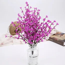 Dekorativa blommor 2st Artificial Plum Blossom Bouquet Home Decoration Fake Wedding Party Garden Outdoor Accessories