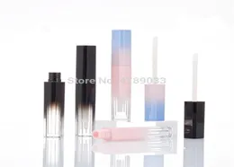 10 30st Gradient Pink Black Empty Lip Gloss Tube Lips Bottle Brush Container Mini Refillable Lipgloss Bottles Beauty Tool259k3413326