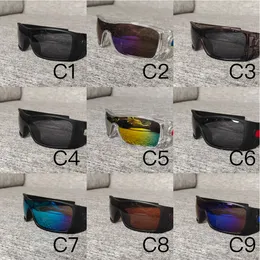 9101 9 Kolory Sportów Sportów Plastikowe okulary przeciwsłoneczne Mężczyźni i kobiety okularowe okulary przeciwsłoneczne No Printing Words Bezpłatna wysyłka