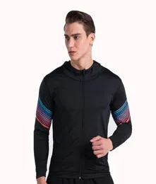 The new streamer fitness fitness tight coat gym training jacket running mountaineering hoodie4350646