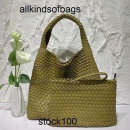 Large Jodie Venetabottegs Bag 2024 Single Wrist Woven Small Cabbage Basket Womens Bag Capacity Mother and Child Tote Fashion One Shoulder cy