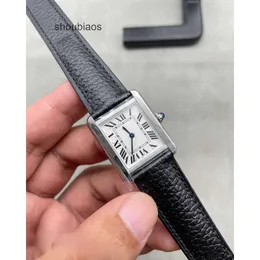 Ruch Cartiiers Akcesorium zegarki luksusowe mechaniczne kobiety kwadratowy kwarc mody sporty zegarki fabrycznie plac para kobiet zegarek santos ditong mv0k