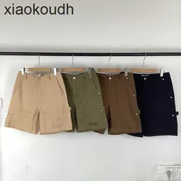 Rhude High -End -Designer -Shorts für Sommer Neue Taschendekorationsbrief Stickereien und Frauen lose lässige Fünf -Division -Shorts Mode mit 1: 1 Originalbeetikeln