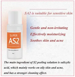 Microdermabrasion Aqua Peeling Solution 3 flaskor 30 ml per flaska ansiktsserum hydra dermabrasion för normal hud