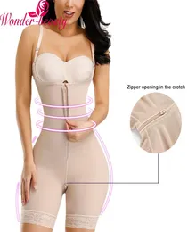 Wonderbeauty Fajas Columbianas Reduktora Bodyshaper Butt Lifter Shapter Shapewear Tummy Control Tailentrainer Bodysuit Verstellbare Gurte M6641642