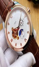 Moda Luxury Mens Watches 43mm Dial Dial Mechanical Automatic Strap Top Brand For Men Masculino Pai039s Day Gift Water1864692