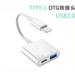 Adaptador tipo C para Huawei Mate 40 Pro Xiaomi Samsung S22 S21 Plus USB C a 3. 5 mm Converter TypeC Splitter de carregador de áudio Jack Audio