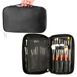 Professionell kosmetisk väska Beauty Case toalettetri Brush Organizer Neceser Multi Function Makeup Bag for Travel Home 240430