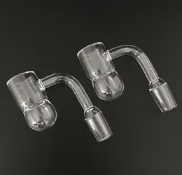 Nuovo chiodo banger in quarzo a guardia di protezione splash da 22 mm con bordo smusso a bordo destro rotondo rotondo 6mm 14mm 18 mm per bongs olio rig55581596