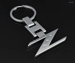 Keychains Alloy Car Styling Keychai Z Style Key Chain Rings för Nissan 280ZX 300ZX 350Z 370Z Tillbehör SMAL228908046